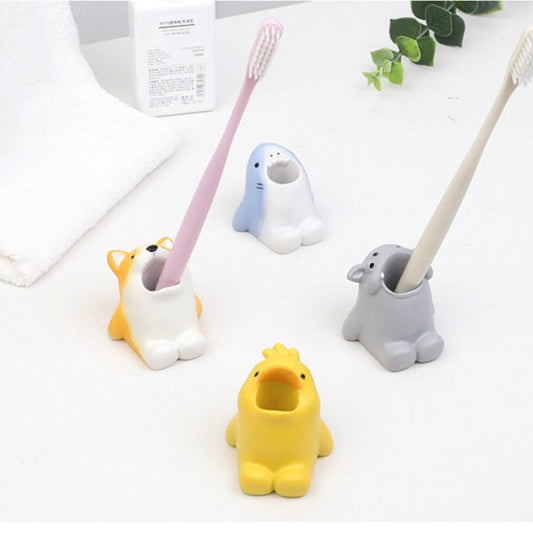 Cute Animal Toothbrush Holder Pen Holder