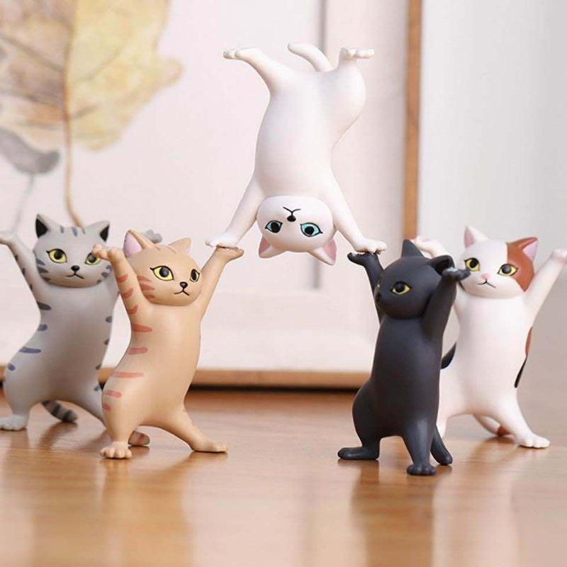 Funny Dancing Cat AirPod Pen Holder set