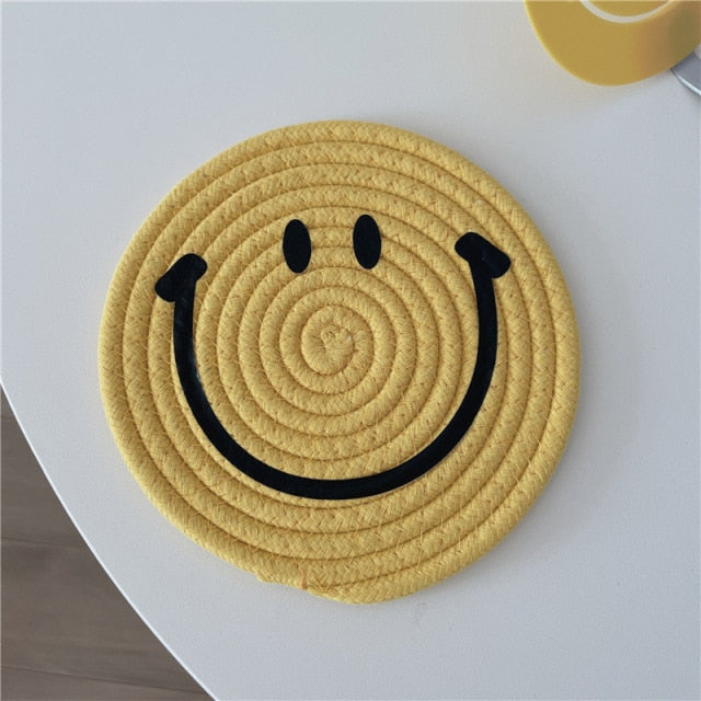 Happy Face Hot Pot Holder Coaster