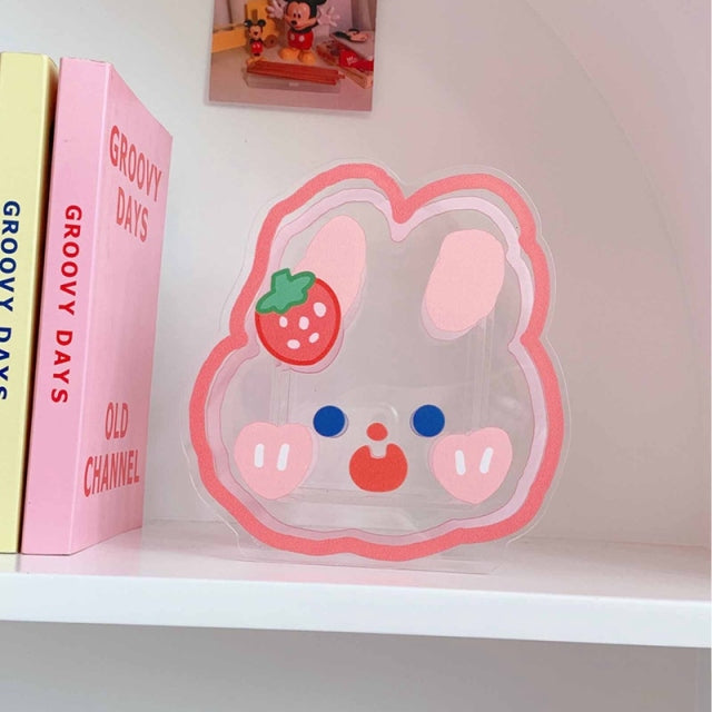 Kawaii Transparent Acrylic Pen Holder