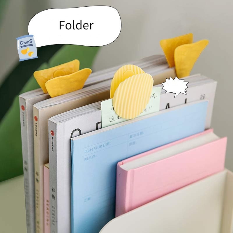 Potato Nacho Chips Sealing Paper Clip set