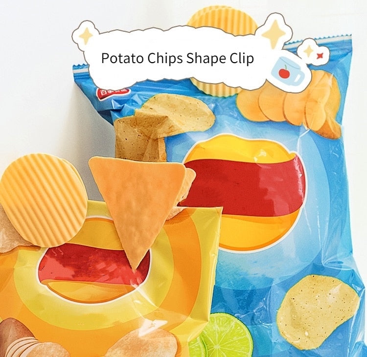 Potato Nacho Chips Sealing Paper Clip set