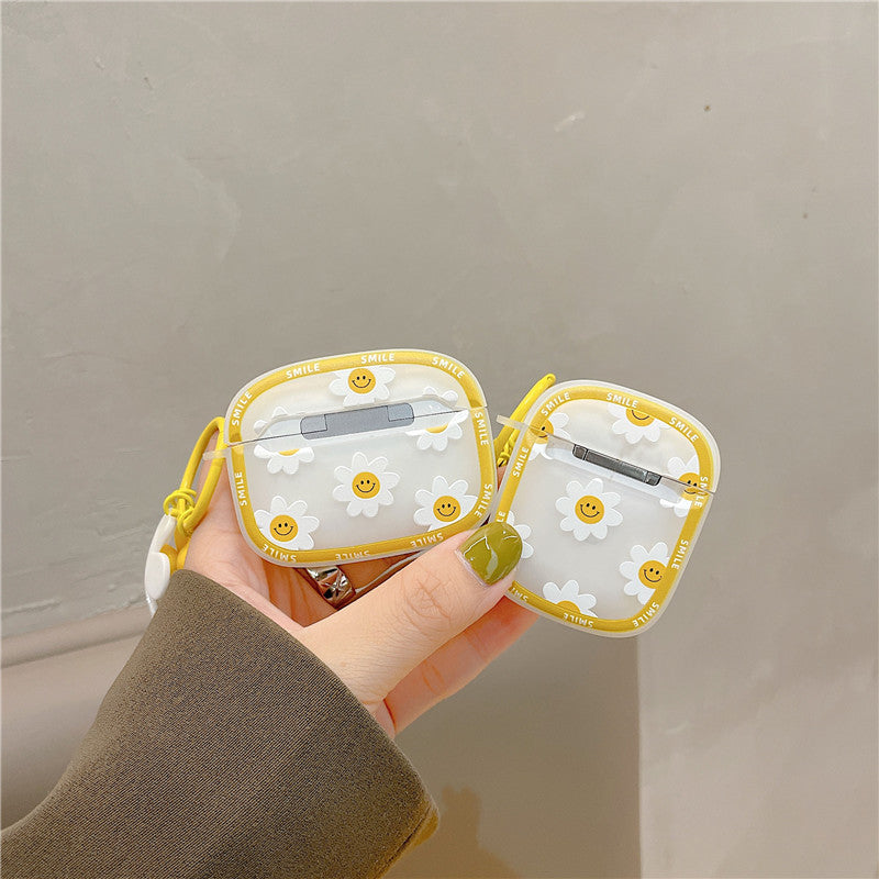 Smiley Daisy Flower Airpods 1 2 Pro Case