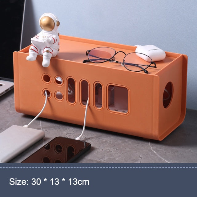 Simple Color Cable Storage Box