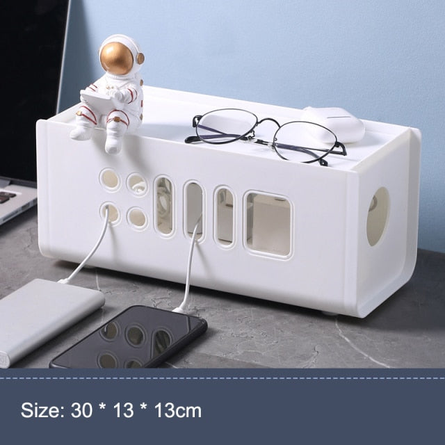 Simple Color Cable Storage Box