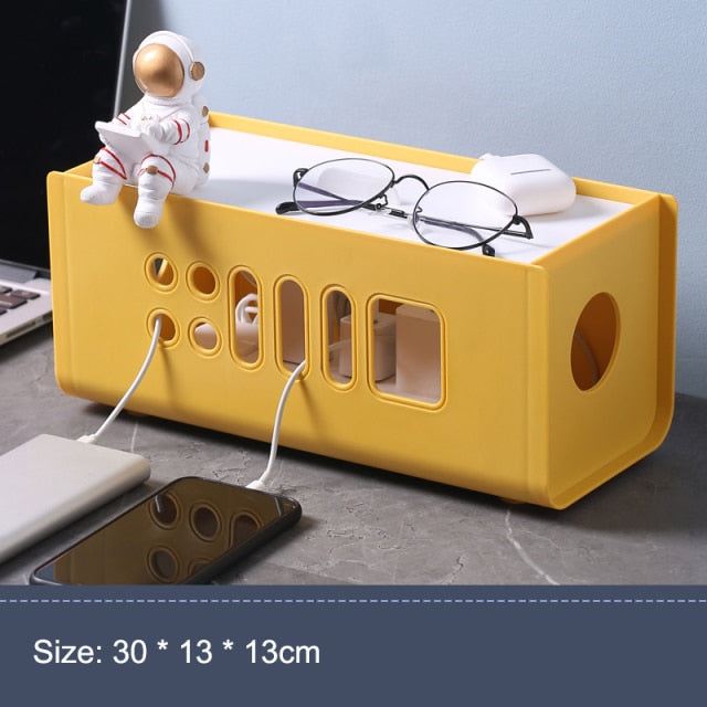 Simple Color Cable Storage Box