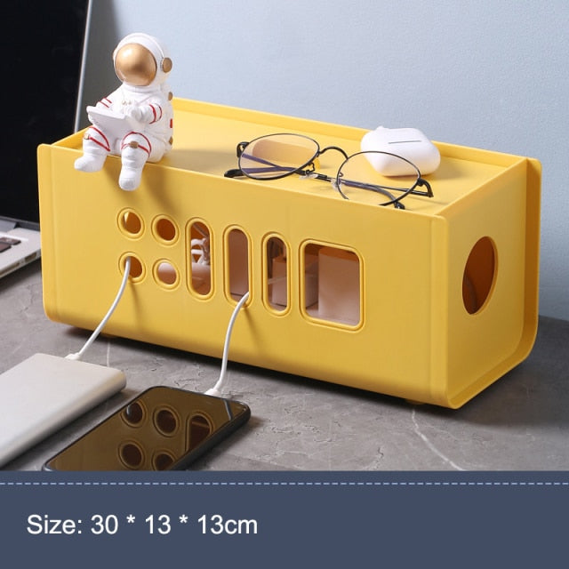 Simple Color Cable Storage Box
