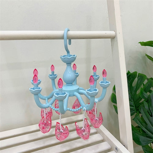 Retro Chandelier Clothespin Rack