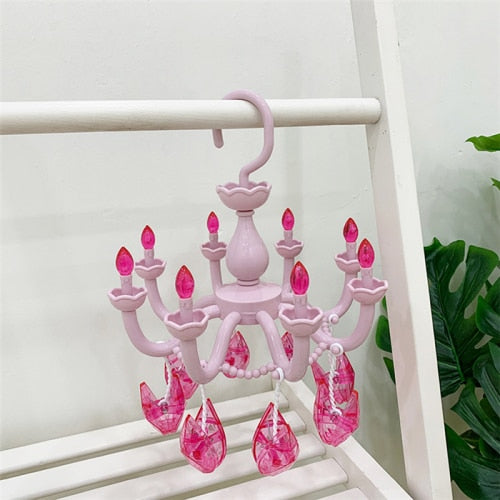 Retro Chandelier Clothespin Rack