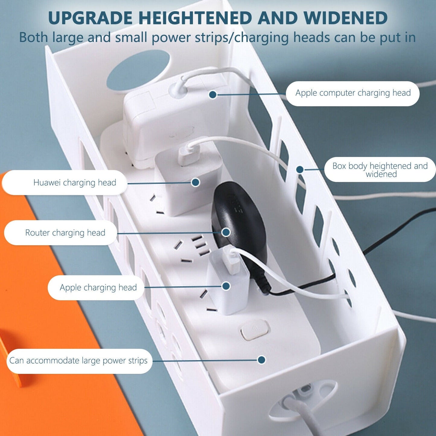 Simple Color Cable Storage Box
