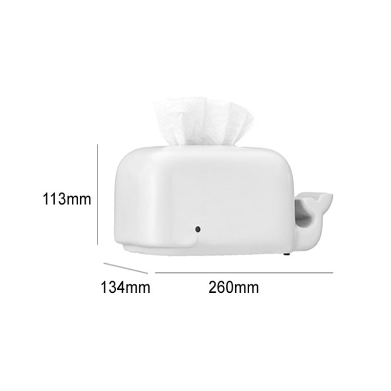 Cute Whale Silicone Tissue Box