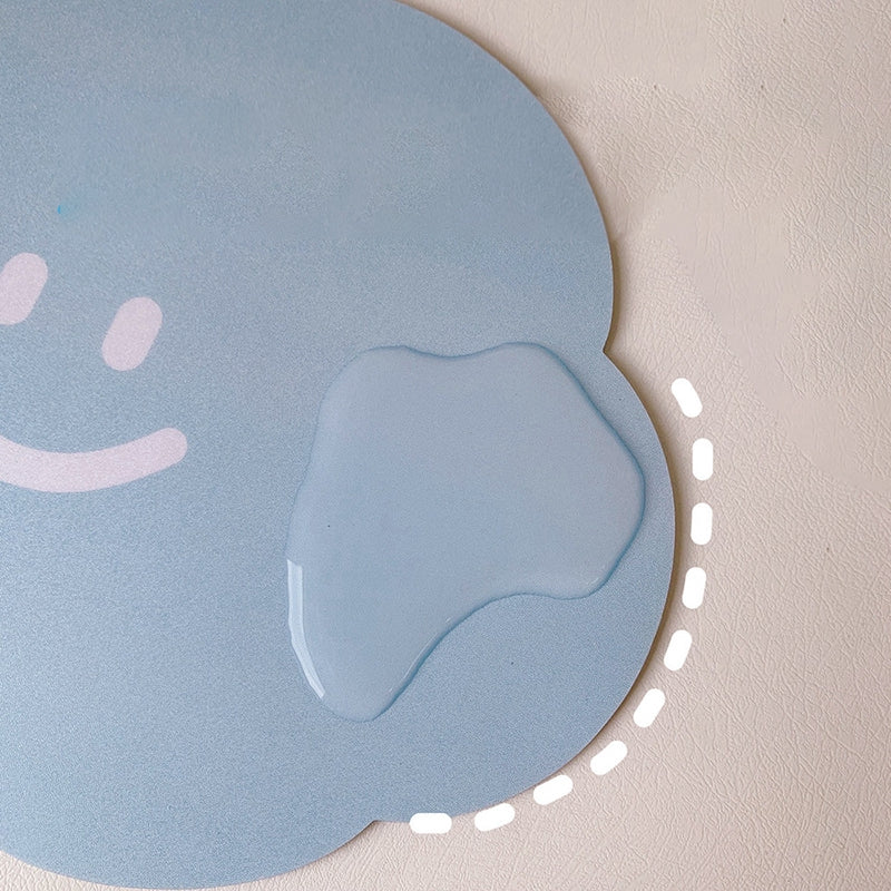 Cute Smiley Cloud Mouse Pad