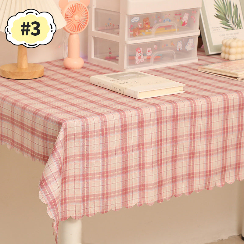 Vintage Plaid Checkered Tablecloth