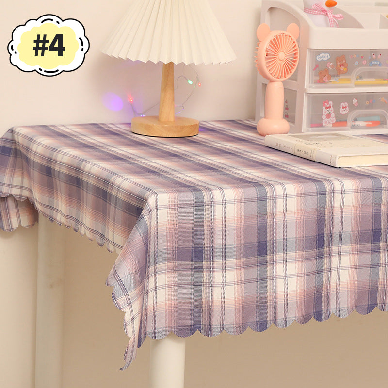 Vintage Plaid Checkered Tablecloth