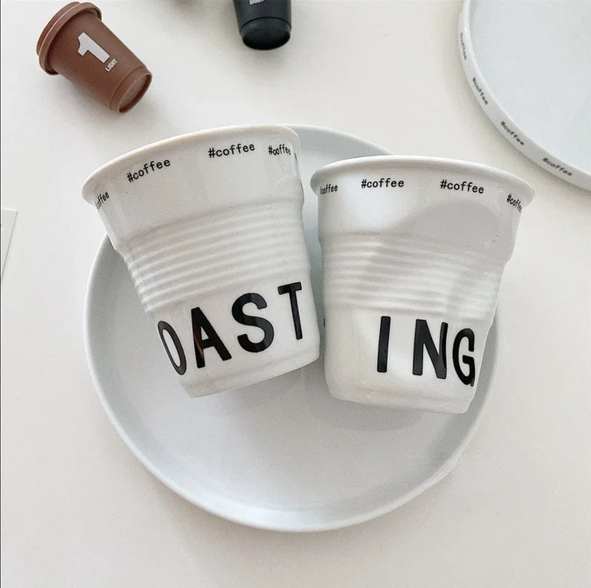 Funny Dented Coffee Cup