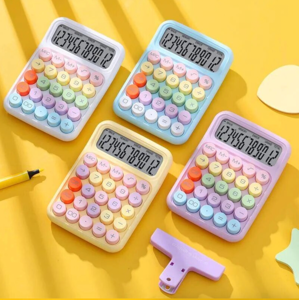 Cotton Candy Mechanical Keyboard Calculator