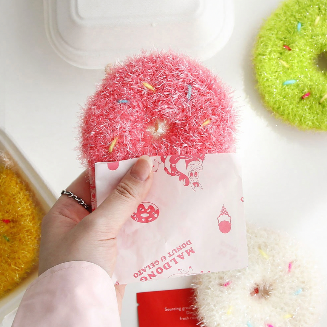 K-style Donut Dish Cloth