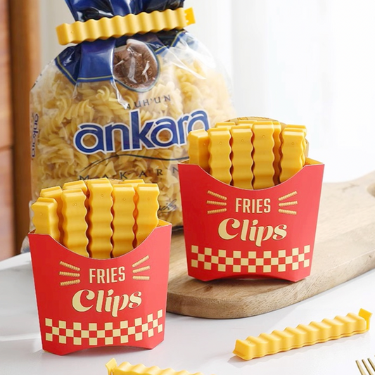 Cute French Fries Bag Clips set