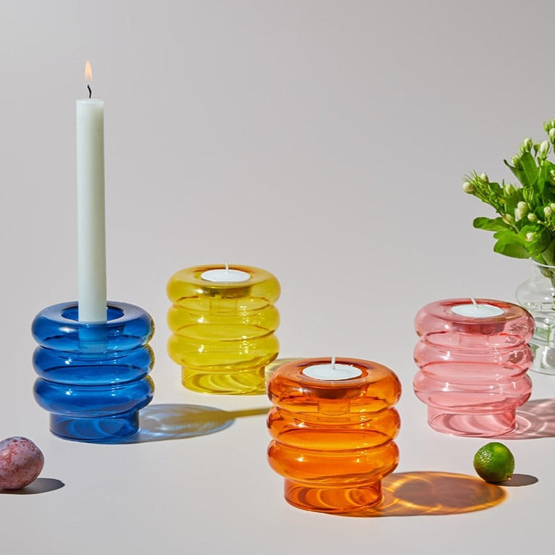 Cute Candy colors 2 in 1 Candle Holder