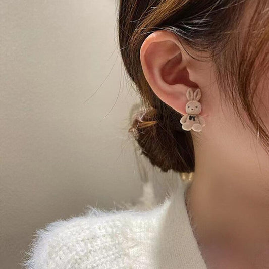 Cute Bunny Stud Earrings