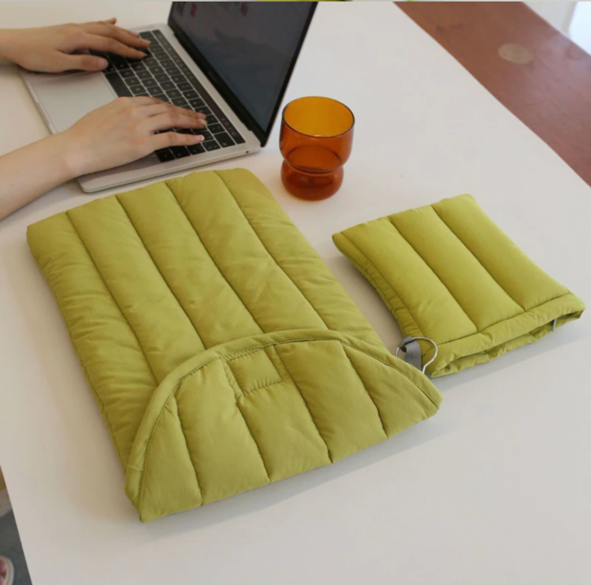 Simple Puffy Laptop Sleeve