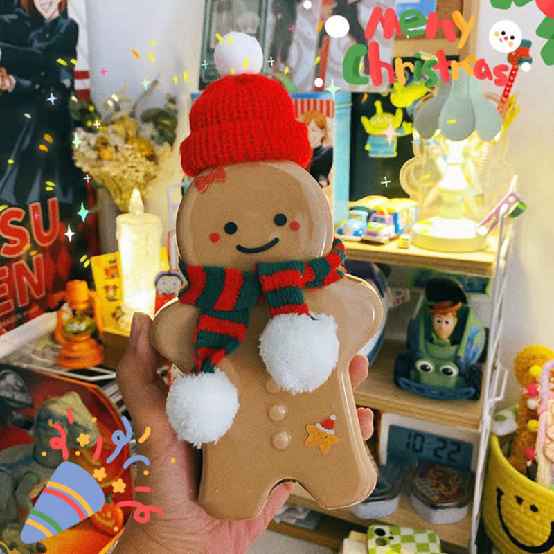 Christmas Gingerbread Man Drink Bottle