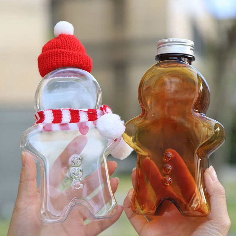 Christmas Gingerbread Man Drink Bottle