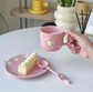 Cute Pink Star Dinnerware