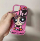 Cute Power Girls iPhone Case with Sunglasses Phone grip