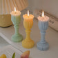 Vintage Elegance Tulip Candle