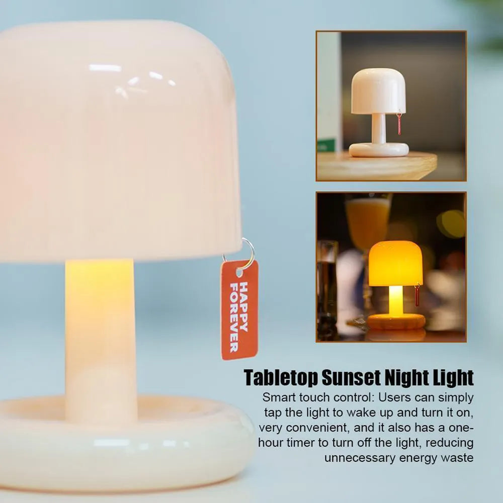 Mini Mushroom Table Lamp Light