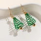 Happy Christmas Tree Earrings