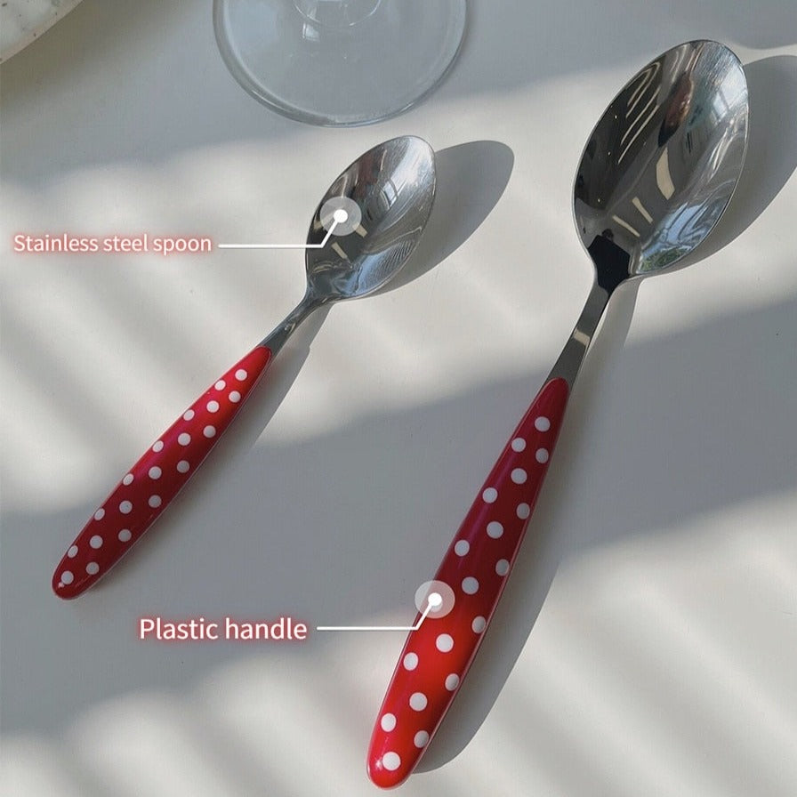 Red Polka Dot Cutlery