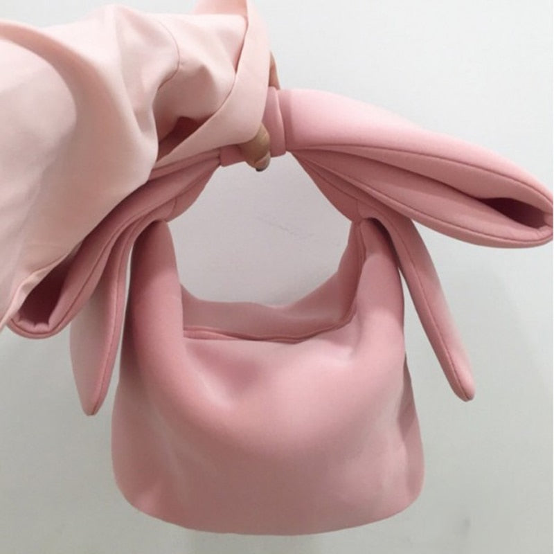 Lovely Big Bow Handle Bag