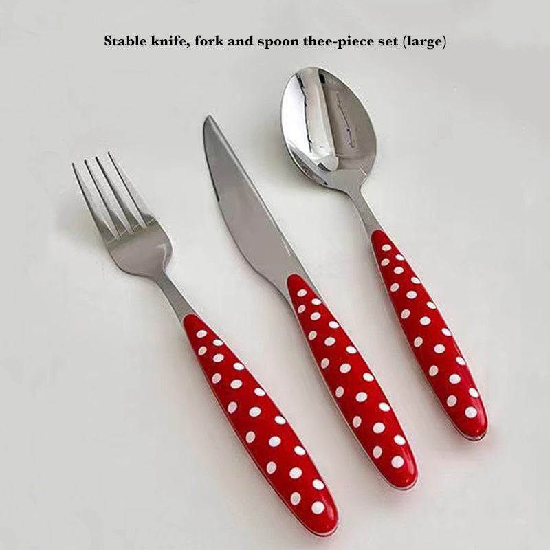 Red Polka Dot Cutlery