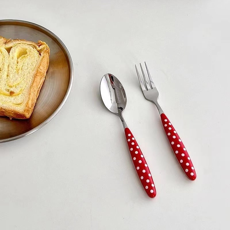 Red Polka Dot Cutlery