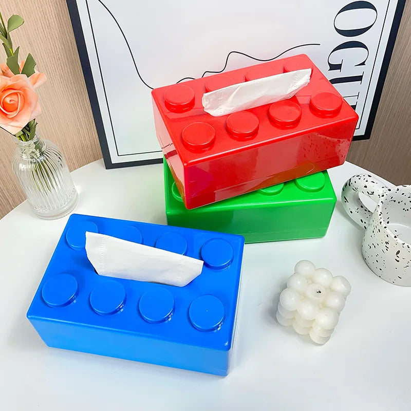 Toy Block Tissue Box