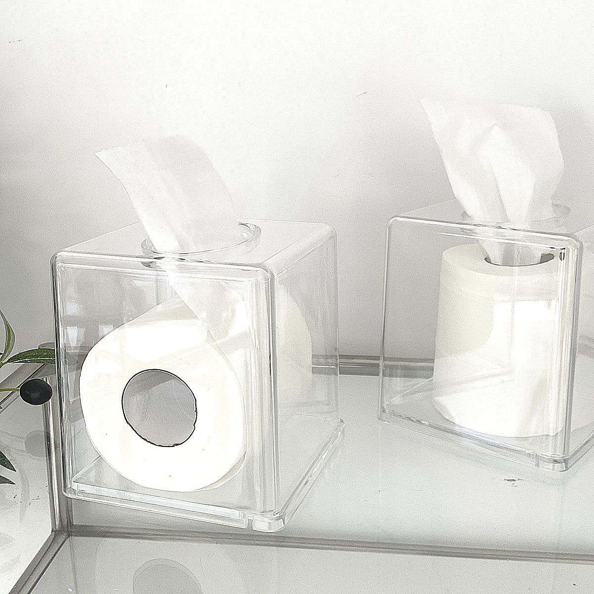 Minimalist Acrylic Tissue Box