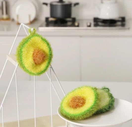 Cute Avocado Susemi Scouring Pad