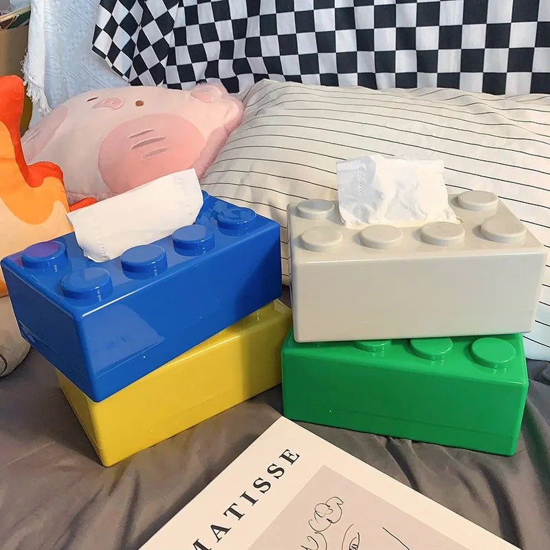 Toy Block Tissue Box