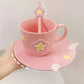 Cute Pink Star Dinnerware