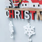 Happy Christmas Wooden Door Hanger