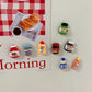 Cute Sauce Bottle Fridge Magnets 8pc set