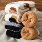 Cute Cat Paw Pattern Warm Sleeping Socks