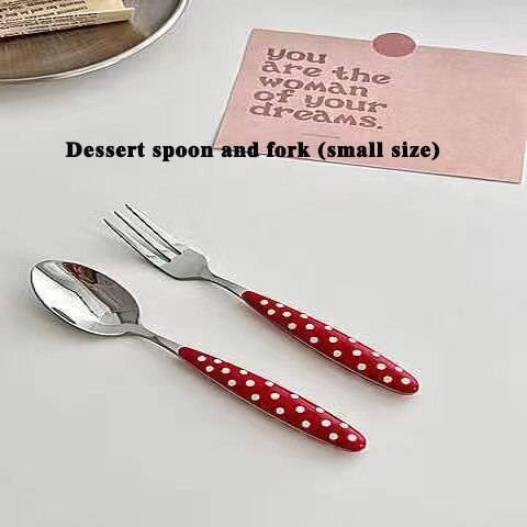 Red Polka Dot Cutlery