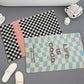 Cute Checkered mini Rug Bath Mat