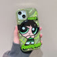 Cute Power Girls iPhone Case with Sunglasses Phone grip