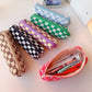 Retro Checkered Pencil Case