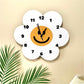 Happy Face Daisy Wall Clock