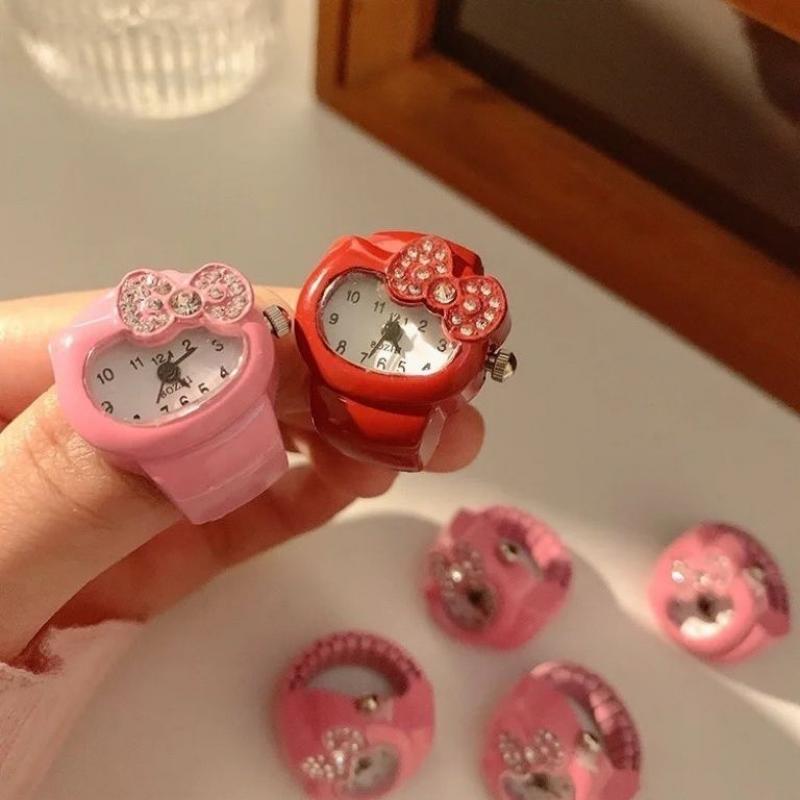 Lovely Kitty Watch Ring